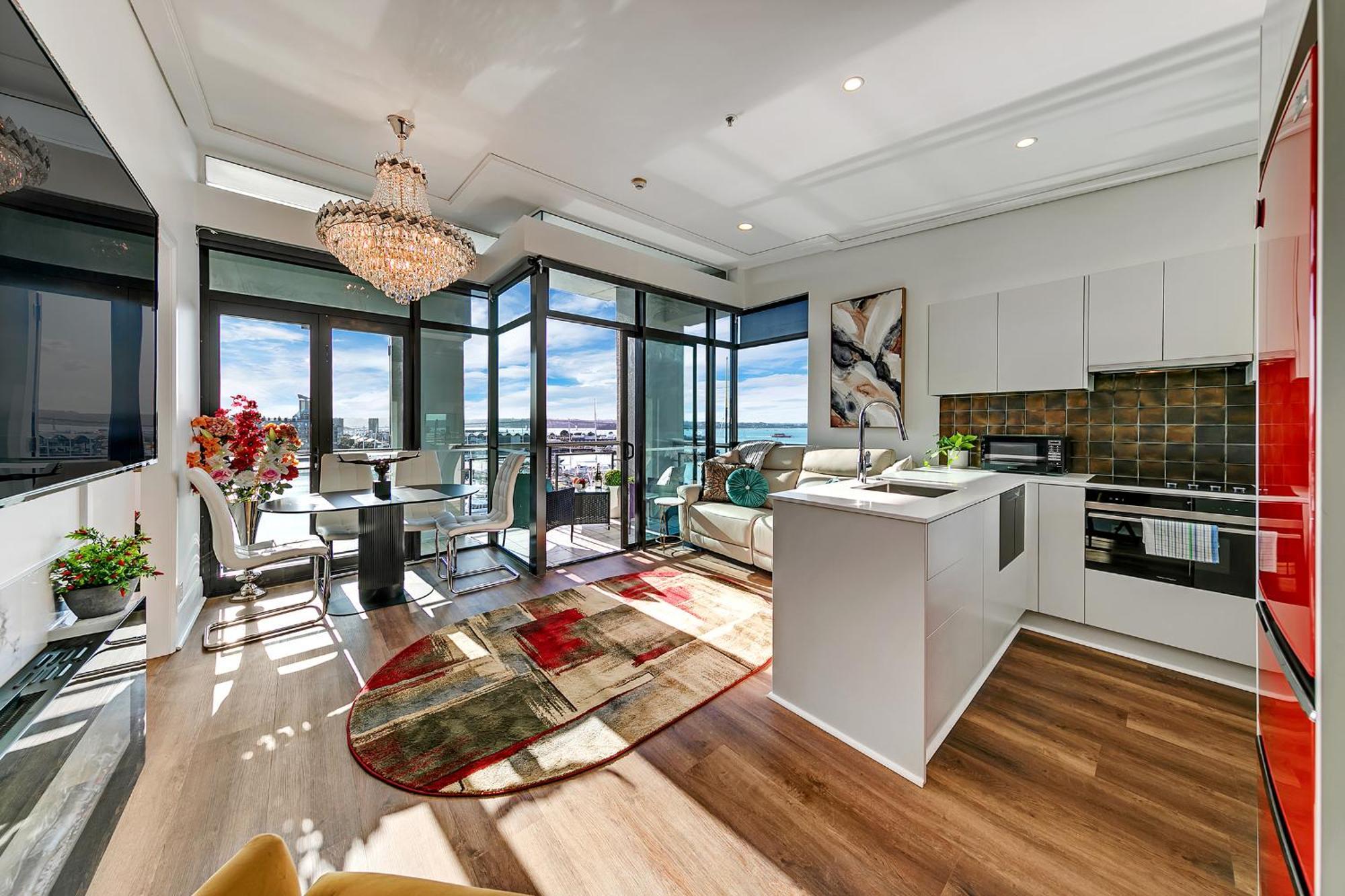 Penthouse Crown Apartment Auckland Bagian luar foto