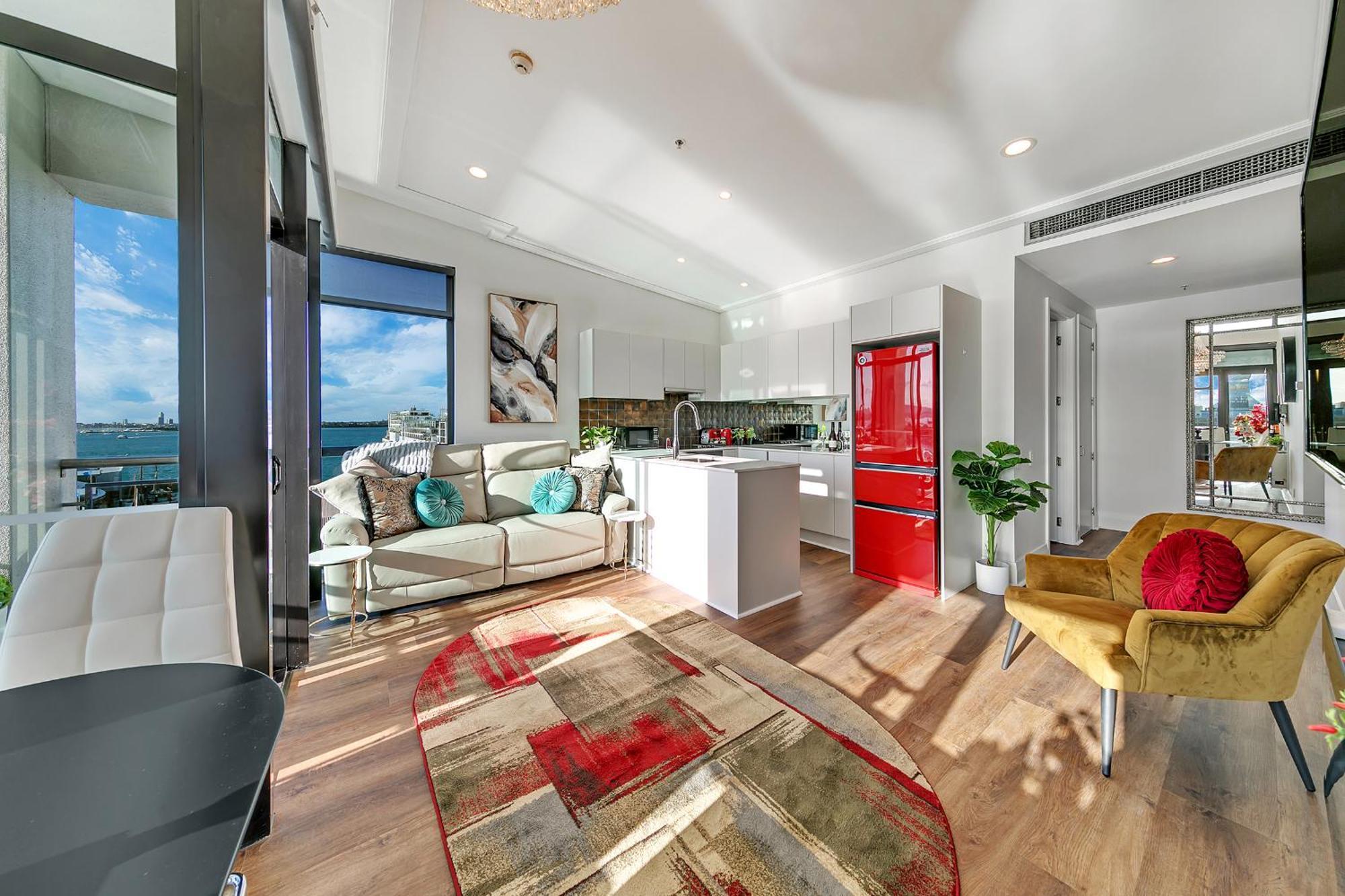 Penthouse Crown Apartment Auckland Bagian luar foto